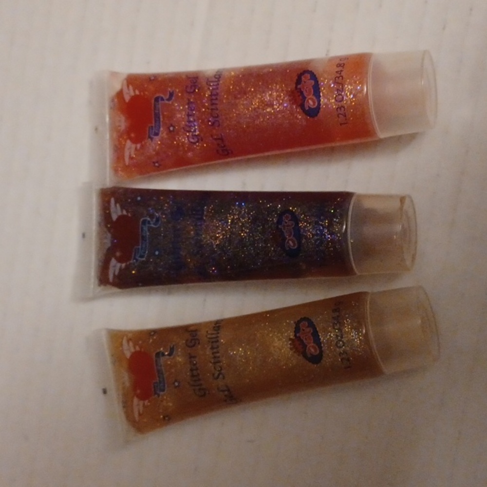 $4 Add-on Glitter Gel Tubes - Set of 3